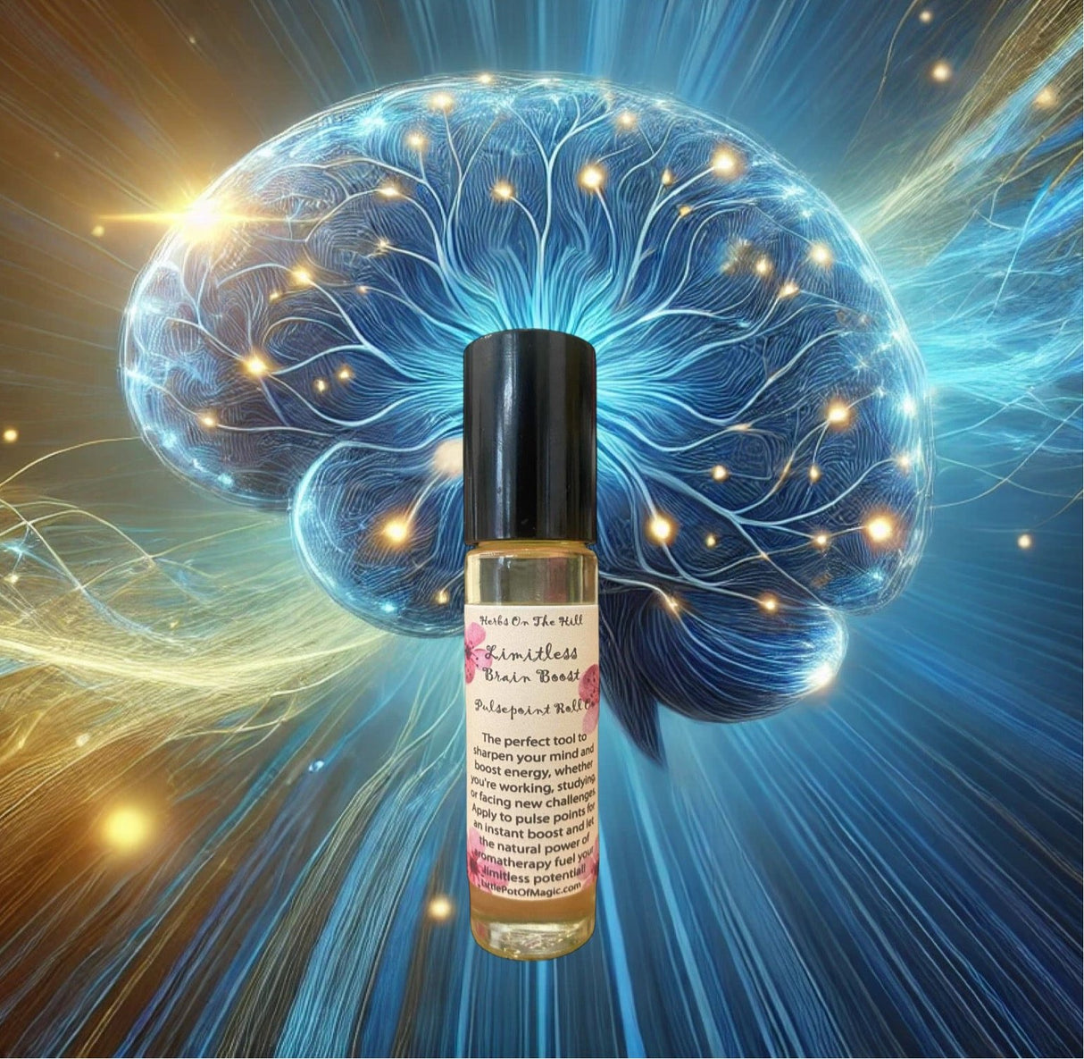 11ml Limitless Brain Boost Roll On - LoveHerbsOnTheHill.com