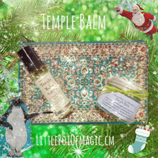 Temple Balm Jar & Roll-On Purse Set