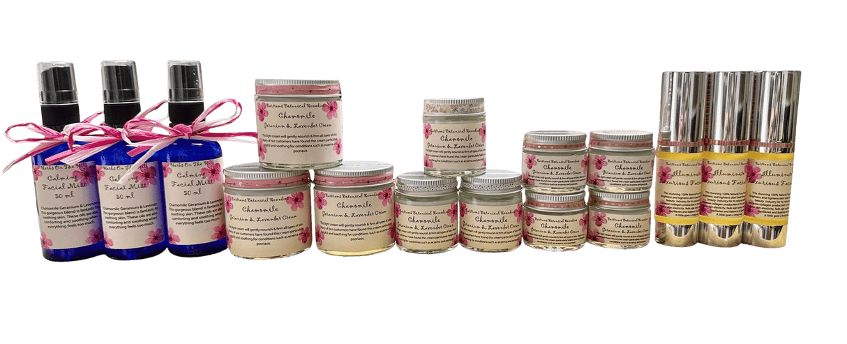 Chamomile, Geranium & Lavender Skincare Module - Gentle by nature. Powerful by reputation - LoveHerbsOnTheHill.com
