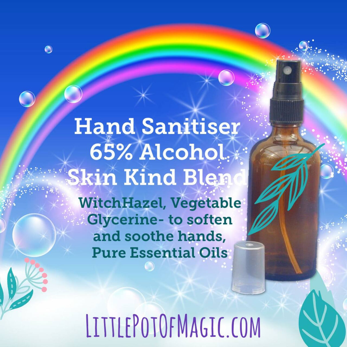 Hand Sanitiser 5 litre Certified Anti Viral and Anti Bacterial - LoveHerbsOnTheHill.com
