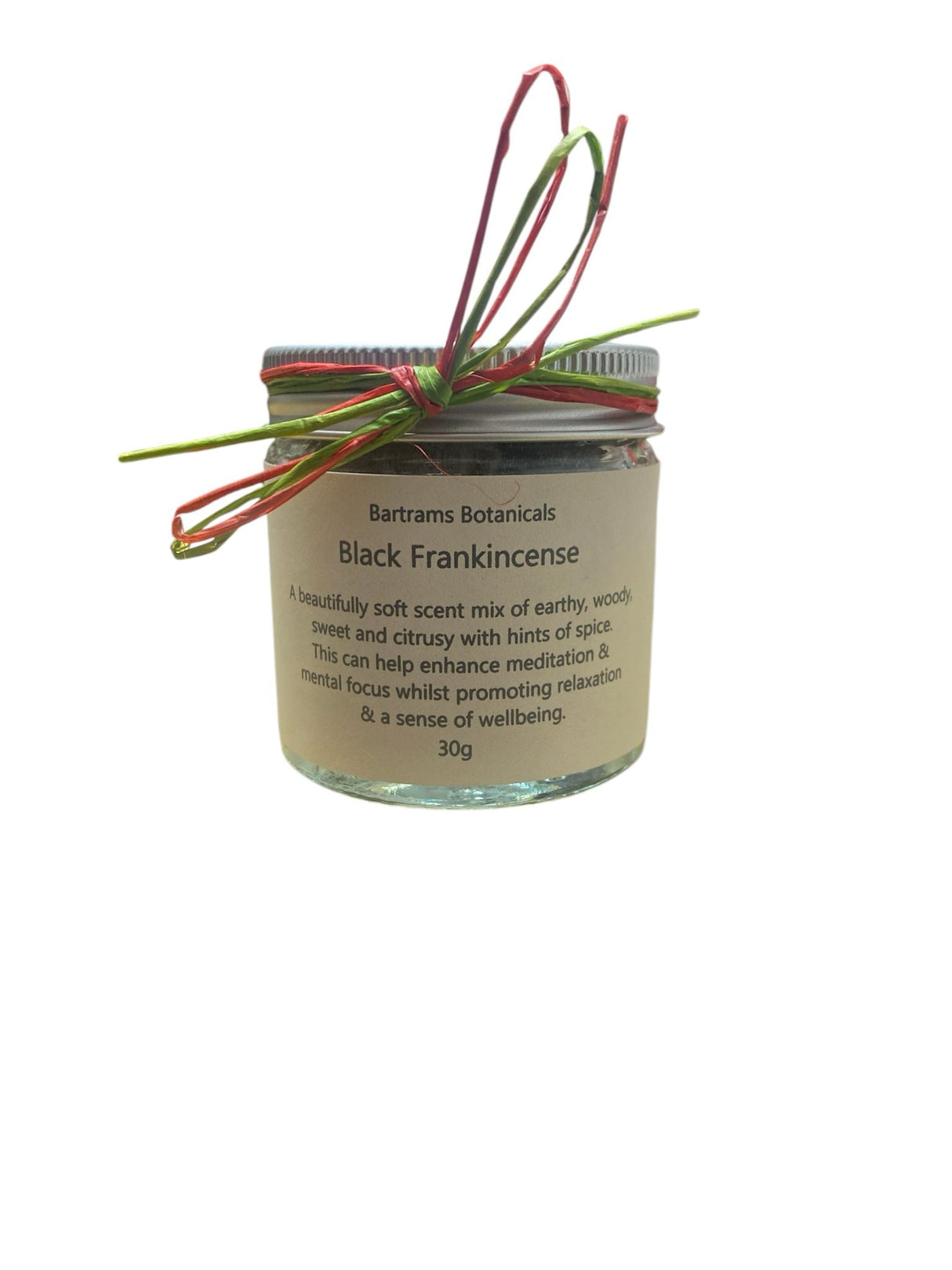 Jar of Black Frankincense 30g - The King of Incense – Sacred Smoke for Purification & Spiritual Clarity - LoveHerbsOnTheHill.com