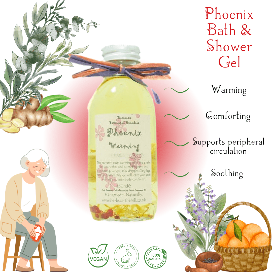 Phoenix Foam Bath & Shower Gel 150ml - LoveHerbsOnTheHill.com