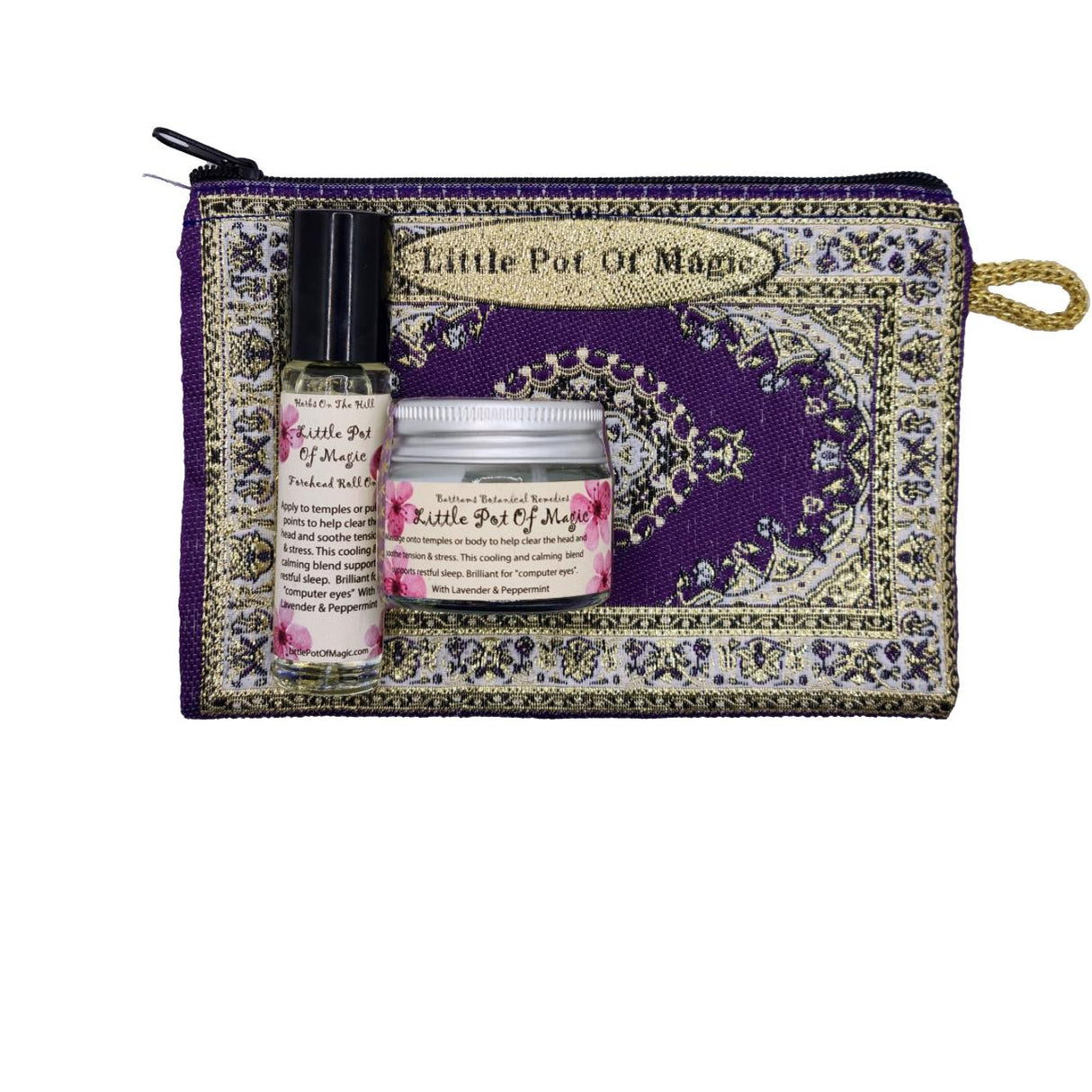 Little Pot Of Magic Jar & Roll-On Purse Set - LoveHerbsOnTheHill.com