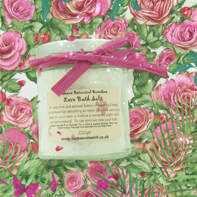 Love Ylang Ylang Bath Salts 220g - LoveHerbsOnTheHill.com