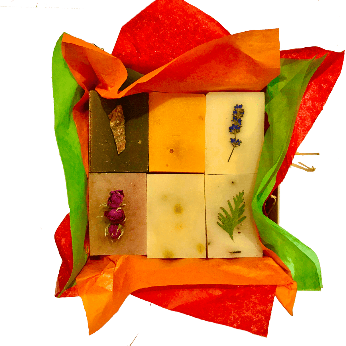 Lovely Box of 6 Soaps - LoveHerbsOnTheHill.com