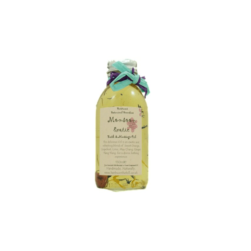 Monsoon 150ml Bath & Massage Oil - LoveHerbsOnTheHill.com