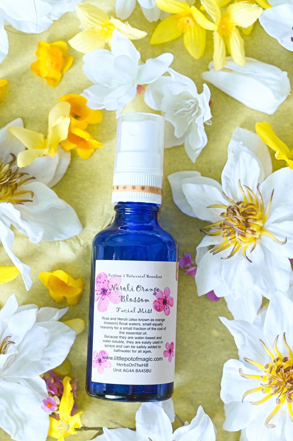 Neroli Orange Blossom Facial Mist 50ml - LoveHerbsOnTheHill.com