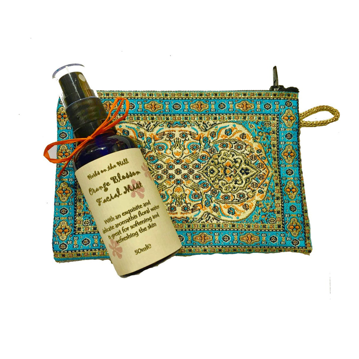 Neroli Orange Blossom Facial Mist & Purse Set - LoveHerbsOnTheHill.com