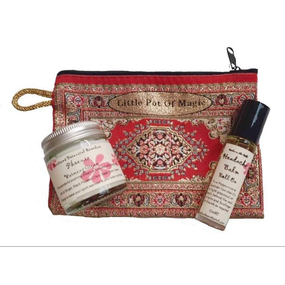 NEW Phoenix Warrior Purse Set with Phoenix Cream & Little Pot of Magic Roll-On - LoveHerbsOnTheHill.com
