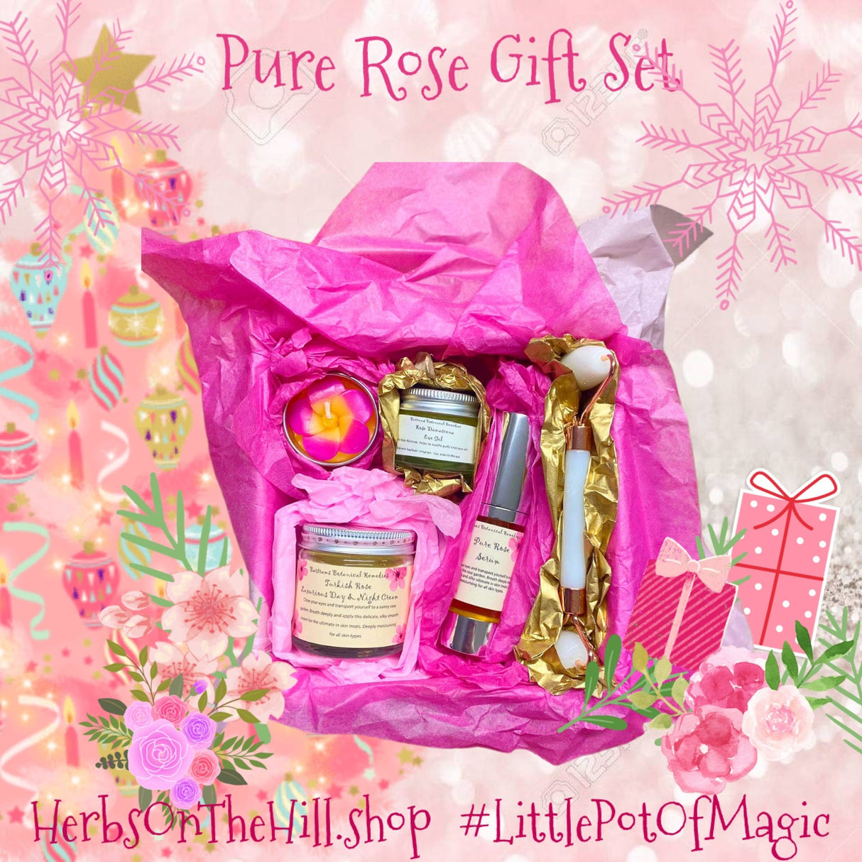 Pure Rose Gift Set - LoveHerbsOnTheHill.com