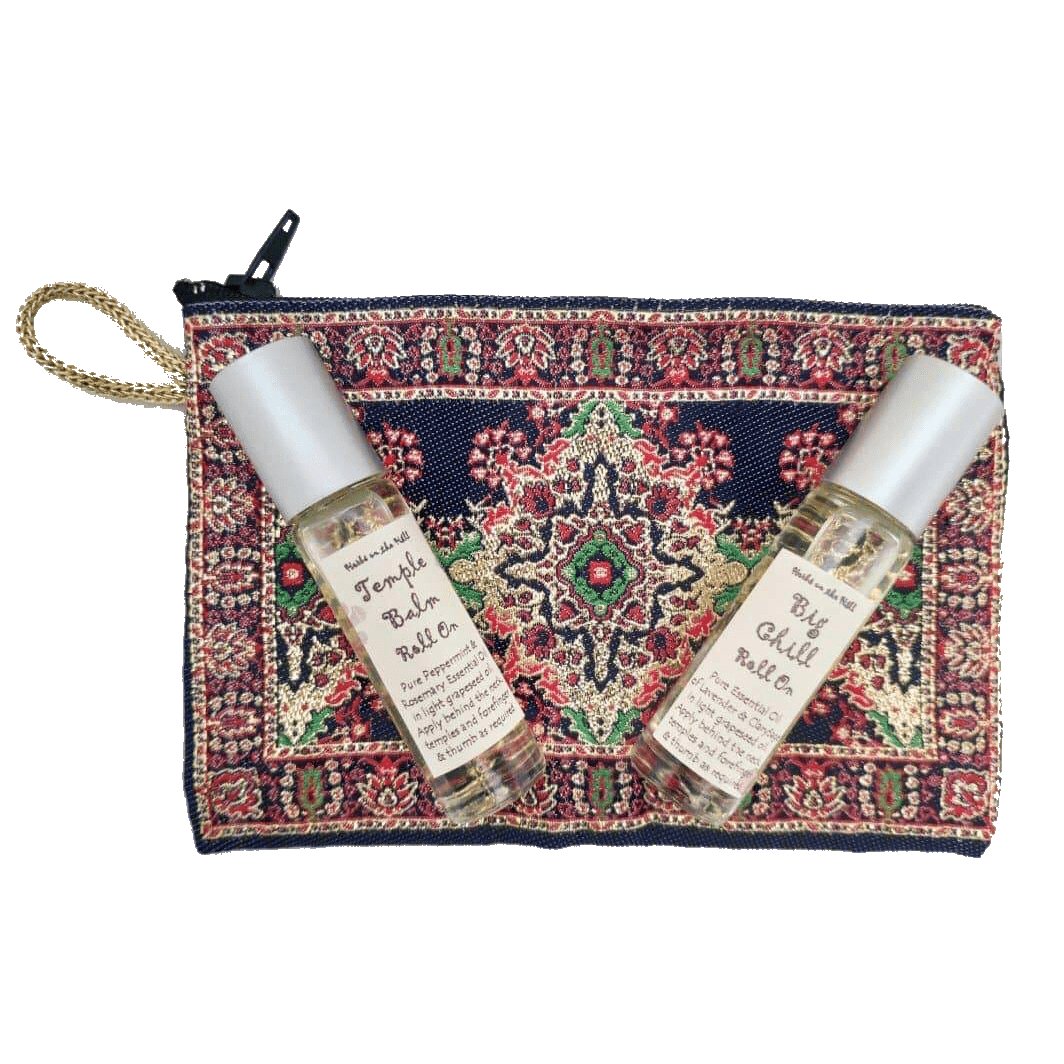 Temple Balm & Big Chill Roll-On Purse Set - LoveHerbsOnTheHill.com