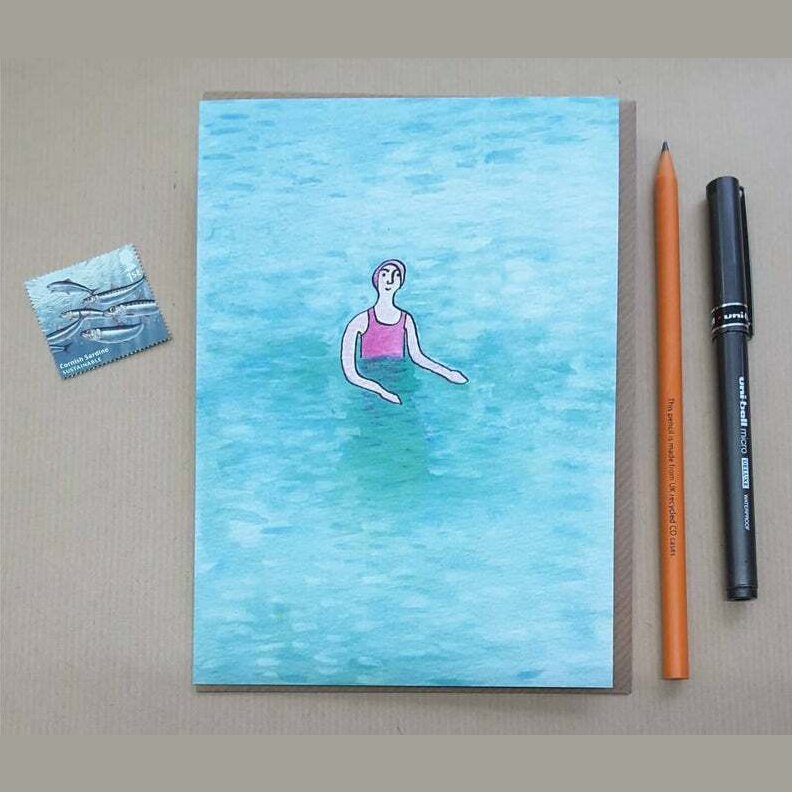 Tranquil Waters Card - LoveHerbsOnTheHill.com