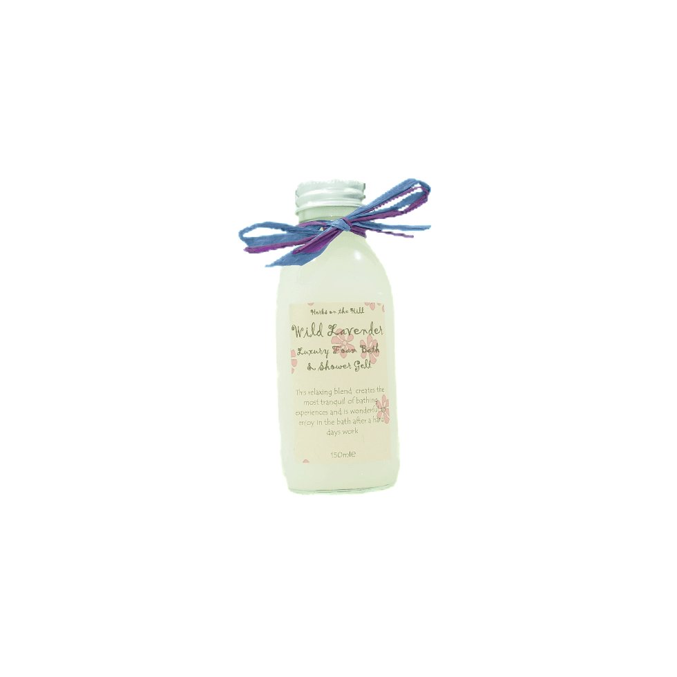 Wild Lavender Foam Bath & Shower Gel - LoveHerbsOnTheHill.com