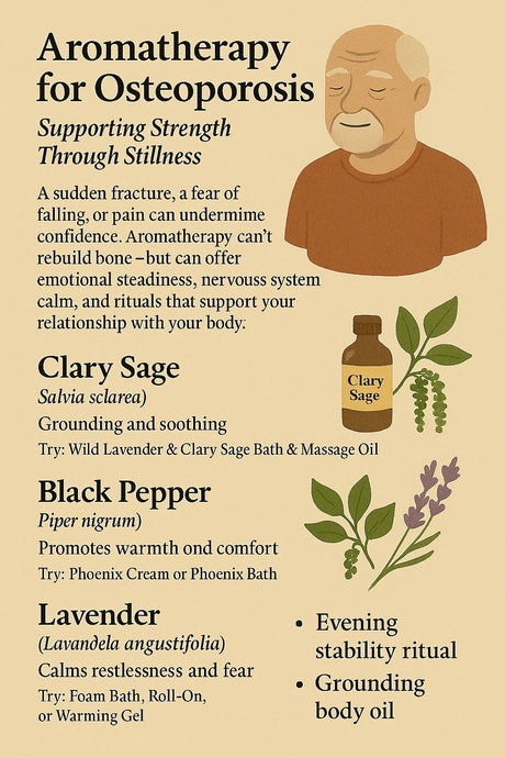 Aromatherapy for Osteoporosis: Supporting Strength Through Stillness - LoveHerbsOnTheHill.com