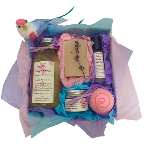 Chamomile, Geranium & Lavender Gift Box - LoveHerbsOnTheHill.com