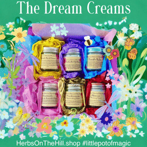 Set of 6 Dream Creams in Gorgeous Limited Edition Bag - LoveHerbsOnTheHill.com