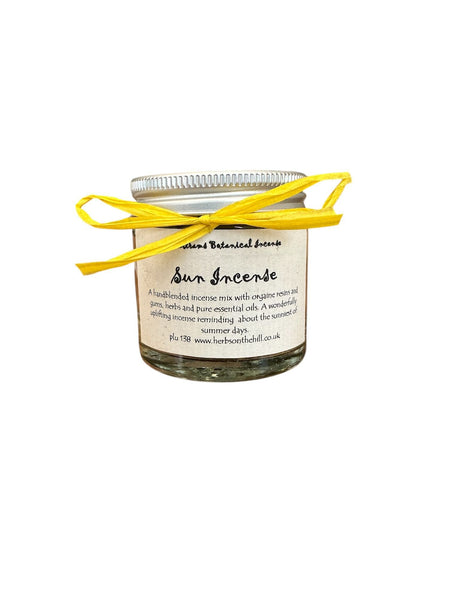 Sun Incense Jar - Bright, Fresh & Protective – A Sun - Kissed Incense for Energy & Repelling Bugs - LoveHerbsOnTheHill.com
