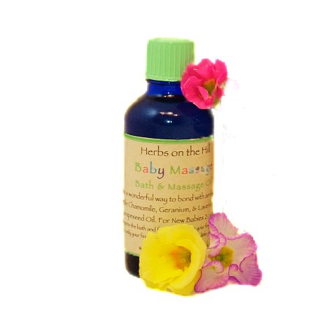 Baby Massage Oil -also suitable for Newborns - LoveHerbsOnTheHill.com