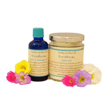 Breatheasy Bath & Massage Oil for 2 Months+ - LoveHerbsOnTheHill.com