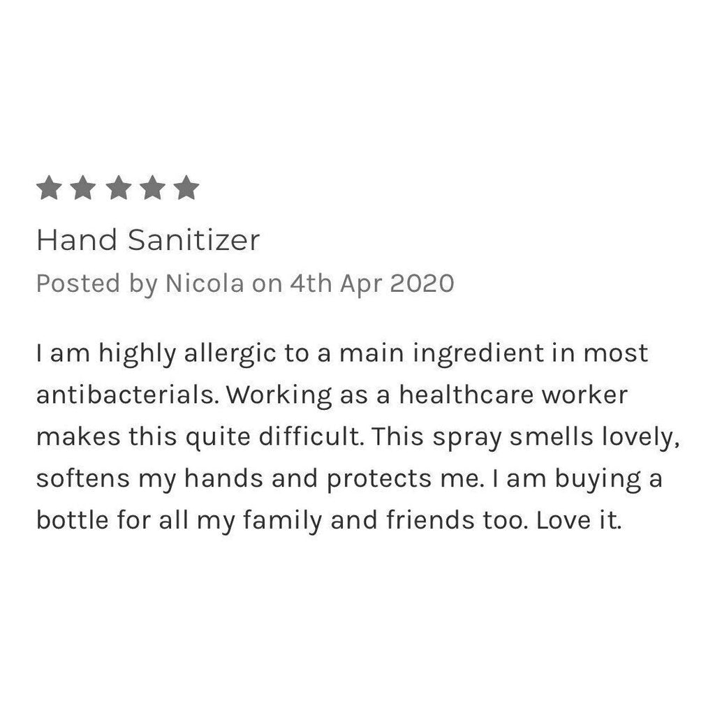 Citrus Fresh Hand Sanitiser Mist 100ml. Certified Anti Viral and Anti Bacterial - LoveHerbsOnTheHill.com
