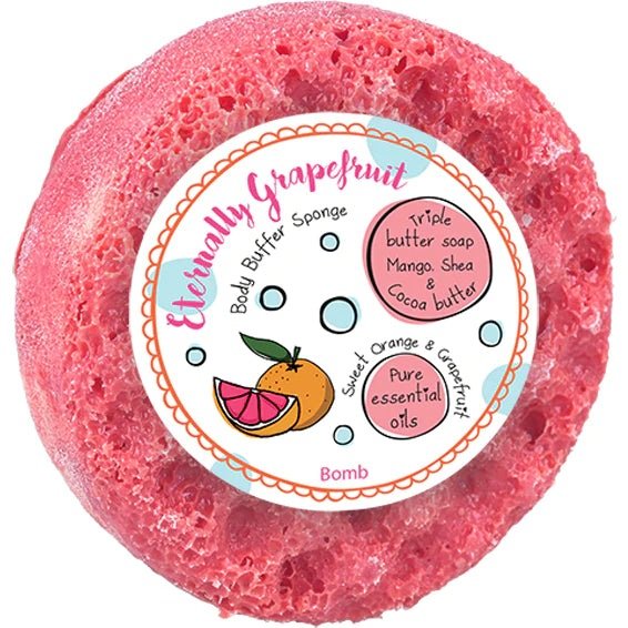 Eternally Grapefruit Body Buffer Shower Soap - LoveHerbsOnTheHill.com