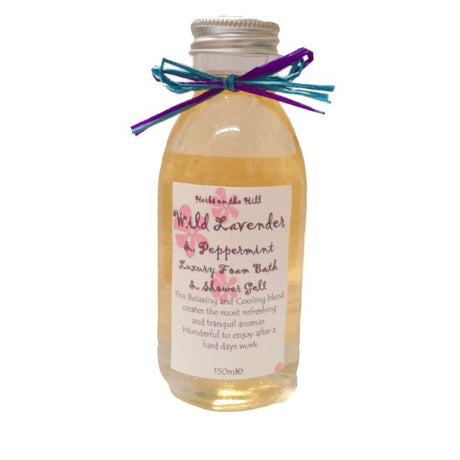 Lavender & Mint Foam Bath & Shower Gel - LoveHerbsOnTheHill.com