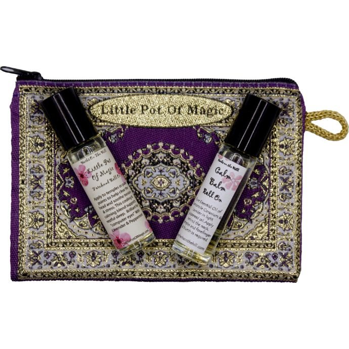Little Pot Of Magic Roll-On and Calm Balm Roll-On Purse Set - LoveHerbsOnTheHill.com