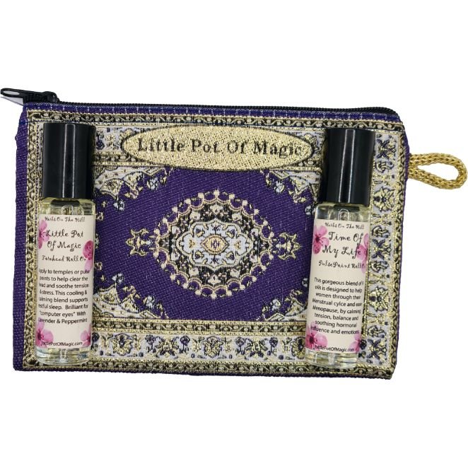 Little Pot Of Magic Roll-On & Time Of My Life Roll-On Purse Set - LoveHerbsOnTheHill.com