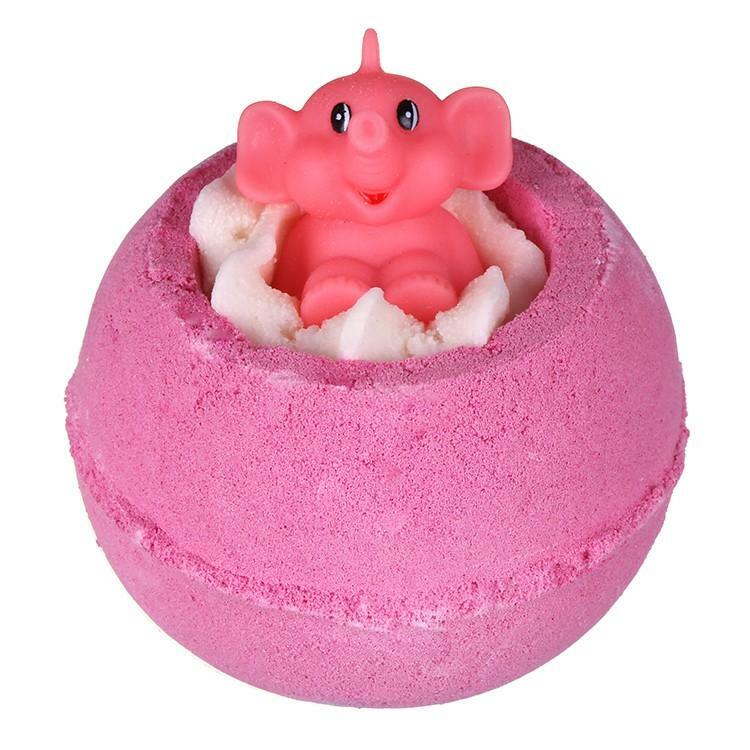 Pink Elephants and Lemonade Bath Bomb - LoveHerbsOnTheHill.com