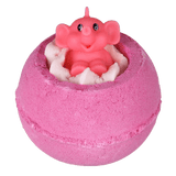 Pink Elephants and Lemonade Bath Bomb - LoveHerbsOnTheHill.com