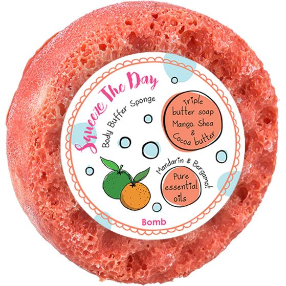 Squeeze the Day Body Buffer Shower Soap - LoveHerbsOnTheHill.com