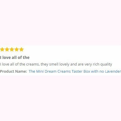 The Mini Dream Creams Taster Box with Neroli Cream (No Lavender) - LoveHerbsOnTheHill.com