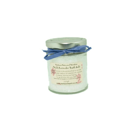 Wild Lavender Bath Salts 220g - LoveHerbsOnTheHill.com